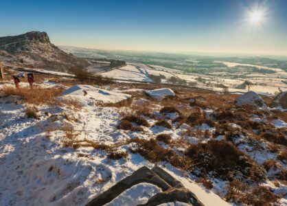 Snowy mountain