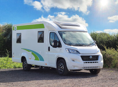 Exterior of new Swift Escape 502 motorhome