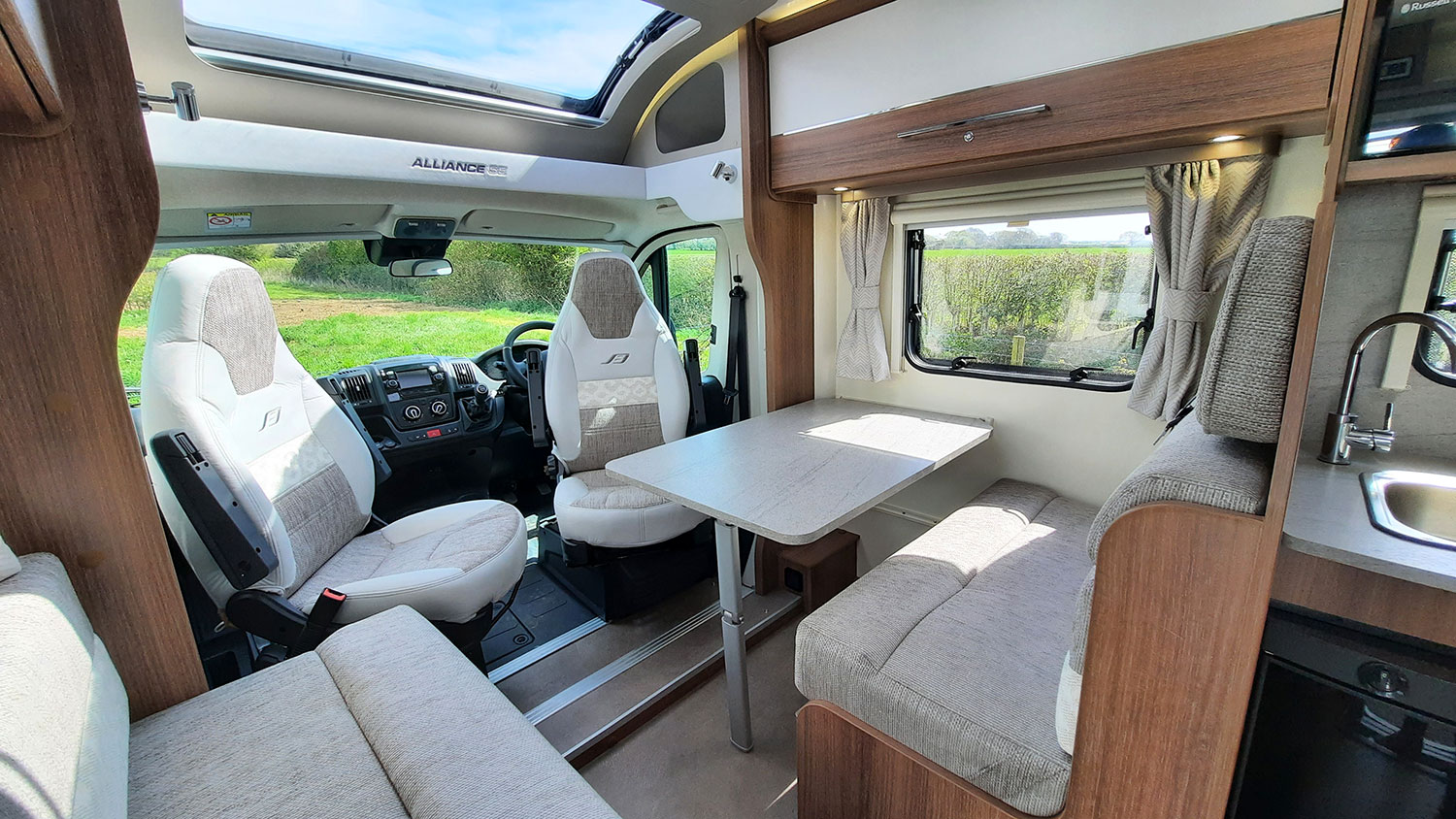 New Bailey Alliance 764 motorhome for hire LandCruise Motorhome Hire