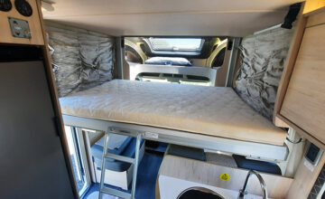 F-Line 74 drop-down bed
